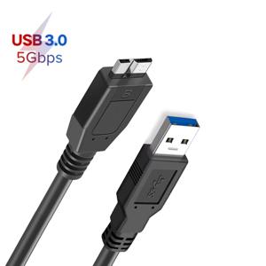 USB 하드 드라이브 케이블 외장형 HDD용 USB 3.0 마이크로 B 케이블 WD Hitachi Lacie Seagate Toshiba 휴대용 HDD용 USB 3.0 데이터 코드