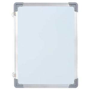 실버 30x40cm 휴대용 화이트 보드 드라이 지우기 보드 자기 쓰기 보드 드로잉 플래너 교육 도구 주간 달력