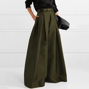 Modigirl Womens Baggy Pants 여름 2024 빈티지 루즈 하이 웨이스트 와이드 레그 블랙 바지 여성 의류 특대