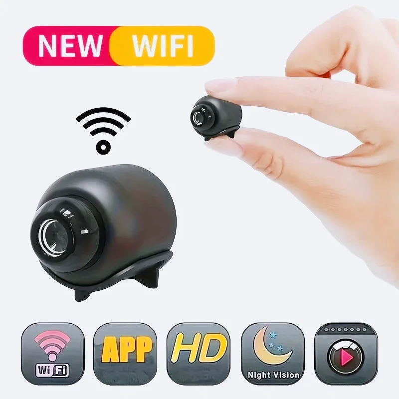 1080P HD 미니 WiFi 카메라 실내 안전 보안 감시 베이비 모니터 나이트 비전 캠코더 IP 캠 오디오 비디오 레코더