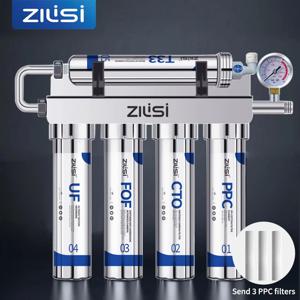 5 단계 한외 여과 정수기 가정용 직접 식수 정수기 TapWater 필터 PH75는 미네랄 워터를 유지합니다.