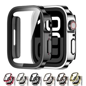 Apple Watch 10 케이스 용 커버 46mm 42mm 45mm 44mm 49mm 41mm 40mm 강화 유리 화면 보호기 시리즈 7 8 9 SE 6 5 4 Ultra 2