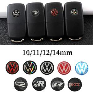 폭스바겐 VW R라인 R GTI 골프 폴로 파사트 마고탄 티구안 제타 CC용 자동차 키 스티커, 자동 제어 키체인 엠블럼 액세서리