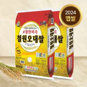 철원오대쌀 20kg (10kgx2) 백미 상등급 24년 햅쌀