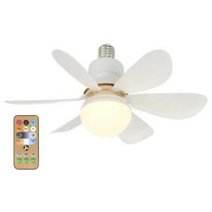 LED 천장 선풍기 조명, 간단한 조명, E27 리모컨, 가정 거실 서재 장식 선풍기 조명, 30W, 40W