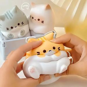 1Pc 사랑스러운 만화 고양이 짜기 장난감 어린이를위한 성인 소프트 핀치 PU 느린 리바운드 공 팝 Fidget 장난감 할로윈 크리스마스 선물