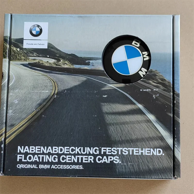 68mm 플로팅 휠 센터 캡 BMW E90 E91 E92 E93 F30 F10 F11 F04 E84 E83 F25 E70 F15 E72 F16 M2 M3 M5 M6 자동차 액세서리