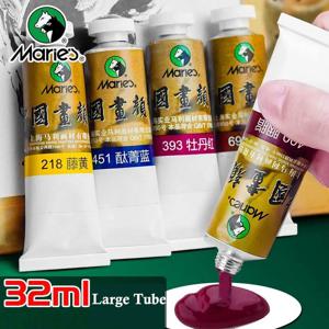 마리의 중국 페인트 32ml/튜브 수채화 물감 높은 채도 전문 품질 생생한 색상 혼합을 위한 높은 안료