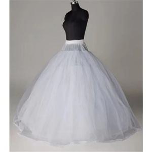 4/6/8 레이어 Tulle Petticoat 웨딩 액세서리 라인 웨딩 드레스 용 농구가없는 Chemise Wide Puffy Undershirt