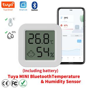 최신 Tuya 블루투스 온도 습도 센서 LCD 온도계 미니 스마트 전기 습도계 APP 원격 제어 홈