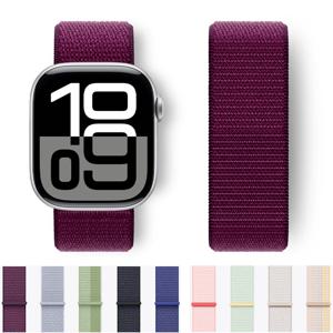 Apple Watch 10 밴드 용 스트랩 42mm 46mm 45mm 44mm 41mm 49mm 40mm 스포츠 루프 팔찌 Correa iwatch 시리즈 8 9 7 6 5 4 3 SE Ultra