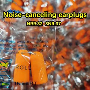 20pcs-100pcs】소음 방지 스폰지 귀마개 PU 폼 소음 방지 소음 감소 수면 작업 소음 감소 소음 방지 코골이