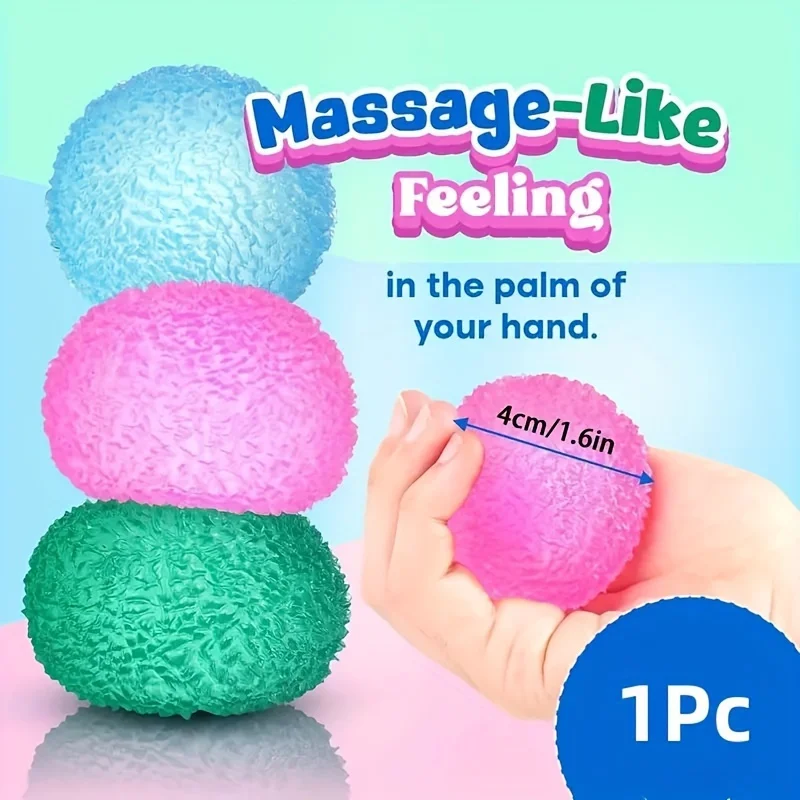 1Pc Squishy 여러 가지 빛깔의 질감 아이스 볼 짜기 장난감 어린이를위한 성인 소프트 핀치 팝 Fidget 장난감 어린이 할로윈 크리스마스 선물
