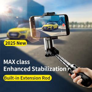 2025 새로운 핸드 헬드 Selfie 스틱 삼각대 스탠드 접이식 전화 홀더 아이폰 스마트 폰에 대한 블루투스 원격 휴대용 키 체인