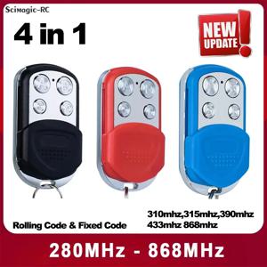 범용 280-868MHz 차고 문짝 리모컨 433,92 868,35 게이트 명령 오프너 키 복사기, 4 in 1 송신기 클론, 신제품