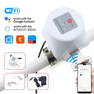Tuya WiFi 워터 밸브 가스 차단 볼 밸브 타이머 가든 스마트 수도꼭지 컨트롤러 지원 Alexa Google Assistant SmartLife