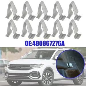 10/20pcs 아우디 A4 A6 6 자동차 트렁크 테일 게이트 리테이너 금속 클립에 대 한 VW 좌석에 대 한 자동차 도어 스트립 라이닝 금속 패스너 클립