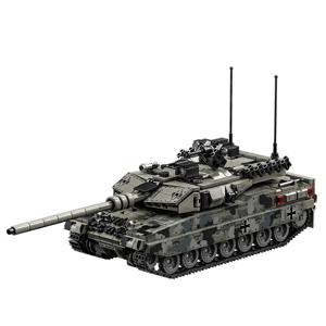2 차 세계 대전 WW2 육군 군인 SWAT Leopard 2A7 주요 전투 탱크 빌딩 블록 조립 벽돌 어린이 장난감 선물