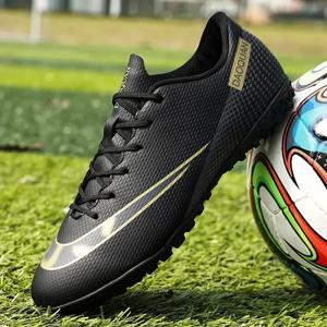 남자 전문 축구 신발 야외 축구 부츠 클리트 스니커즈 통기성 야외 훈련 신발 Zapatos De Futbol Sport