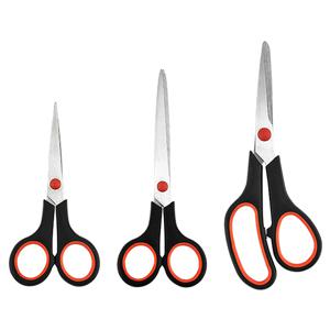 3pcs 바느질 가위 재단사 가위 사무실 학교 바느질 직물 공예 용품에 대 한 다목적 날카로운 스테인레스 스틸 가위