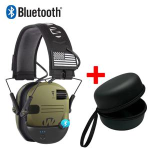 전술 사격 귀마개 헤드셋 Bluetooth 5.1 청력 보호 헤드폰 23dB NRR 안전 소음 감소 귀마개 접이식