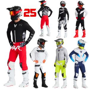 25 Thor Motocross 기어 세트 탑 시프트 MX 저지 세트 Enduro 모토 키트 오프로드 오토바이 콤보