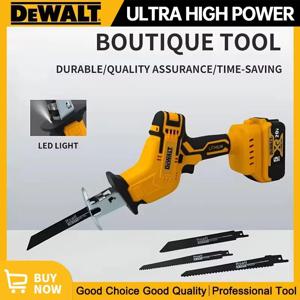Dewalt 무선 왕복 톱, 브러시리스 전기 톱, 다기능 금속 목재 파이프 절단 톱, 전동 공구, 2800RPM, 20V