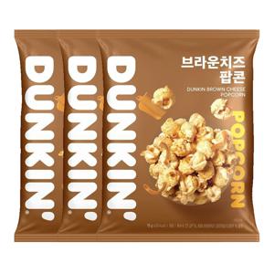 [던킨] 브라운치즈 팝콘 75g x 3봉지