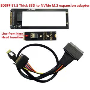 P5801X EDSFF E1. S 두꺼운 SSD - NVMe M.2 확장 어댑터