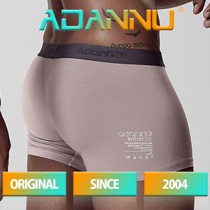 ADANNU 브랜드 남성 속옷 복서 모달 통기성 편안한 속옷 남성 팬티 Cueca Tanga 남성 복서 반바지 Calzoncillo