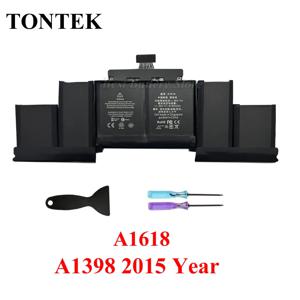A1618 A1398 Apple MacBook Pro Retina 15인치 15.4인치용 배터리 2015년 020-00079 MJLQ2LL/A MJLT2LL/A 99.5Wh 11.36V