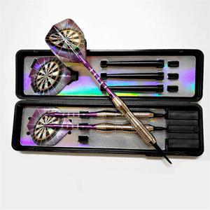 알루미늄 합금 갱 보라색 색깔을 가진 직업적인 전자 연약한 팁 다트 18g 다트
