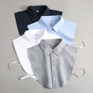 남성용 옥스포드 섬유 코튼 가짜 칼라 unisex 다목적 봄 여름 패션 비즈니스 칼라 사무 작업 가짜 셔츠 내부