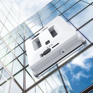 분무기 포함 로봇 창문 청소기, 스마트 원격 제어, 사각형 벽 세척 물 스프레이, 고흡입 가전 제품