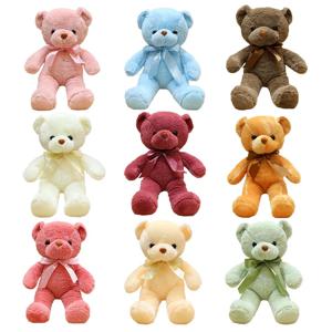 귀여운 테디 베어 플러시 부드러운 인형 곰 동물 장난감 플러시 카와이 고양이 아기 잠자는 장난감 어린이를위한 홈 장식 소녀 선물