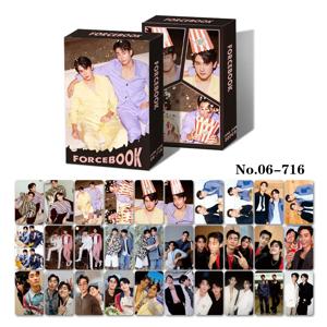 30개/세트 Bossnoeul Bbbuild Pondphuwin Firstkhaotung Geminifourth Perthsaint Winnysatang Netjames Zeenunew Ohmfluke Box Lomo 카드