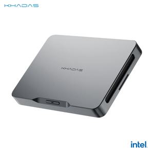 Khadas Mind 1 미니 PC(5.55Wh 배터리 포함) WiFi 6E, BT5.3, Mind Link, Windows 11 Home 32GB+1TB를 탑재한 초소형 인텔 데스크탑 컴퓨터
