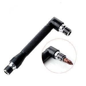 미니 양단 L 소켓 렌치, 6.35mm, 90 ° 직각 스크루 드라이버, 비트 조이너 핸들, 유틸리티 도구 세트, 집 유지 보수