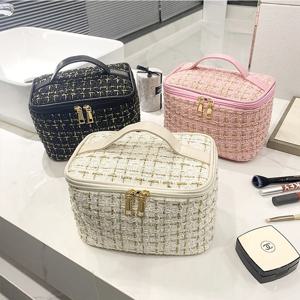 여성용 소형 향수 화장품 가방, 대용량, 휴대용 인스타그램, 높은 가치, 새로운 여행 화장품, 세탁 보관 가방