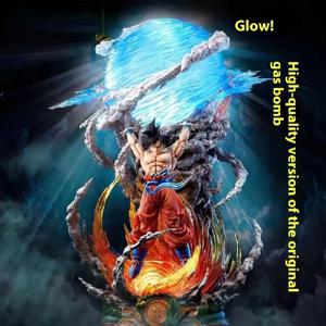 새로운 23cm 드래곤 볼 애니메이션 피규어 손오공 슈퍼 Genki 폭탄 빛나는 피규어 Dbz Gk 입상 Pvc 동상 모델 Collectible Gifts