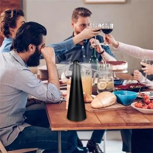플라이 Repeller 테이블 팬 USB 또는 AA 배터리 구동 곤충 플라이 Repeller 팬 캠핑 피크닉 파티를위한 휴대용 해충 방제