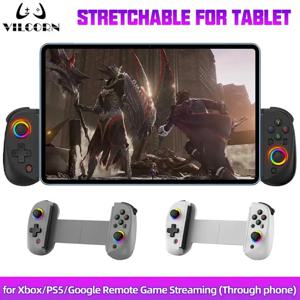 블루투스 호환 안드로이드 게임패드 텔레스코픽 태블릿 게임 컨트롤러, PC PS4 스위치 iOS 모바일 조이스틱, 홀 트리거 포함