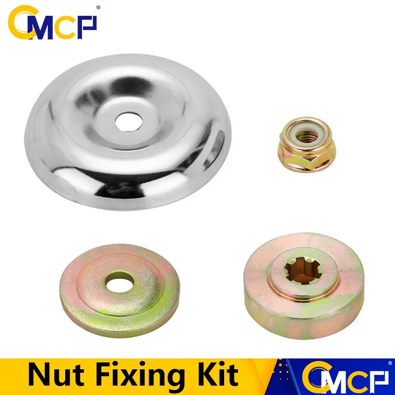CMCP 잔디 깎는 기계 잔디 트리머 헤드 어댑터 너트 고정 키트 정원 도구 부품 용 잔디 깎는 기계 블레이드