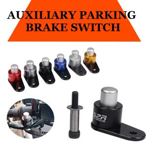 오토바이 액세서리 브레이크 레버 주차 버튼 혼다 PCX 125 150 160 PCX125 XMAX 300 NMAX 155 용 반자동 잠금 스위치