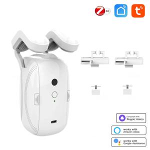Tuya Zigbee T U I 트랙 로마 막대 커튼 모터 스마트 라이프 자동 커튼 로봇 APP 음성 제어 Alexa Google Home Alice