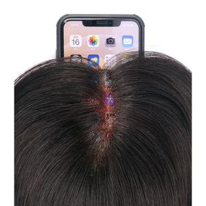 스위스 레이스 진짜 라이프 모자 자연 사람들은 를 보냅니다 100% 진짜 사람 헤어 앞머리 360도 보이지 않는 실제 및 자연적 성질 여성용 100% 레미 인모 클립 토퍼, 실크 베이스 클립 토퍼, 25cm 정수리를 푸석푸석하게 하다 리얼 헤어로 만들었어요. 머리 위의 흰 머리를 가리다 이마 커버, 돌출. 정수리 머리숱 증가 모자와 가발이 가볍다 수공 갈고리 기술 정수리 융합. 머리가