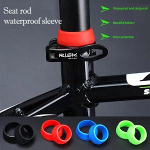 자전거 시트 포스트 링 먼지 커버 MTB 도로 자전거 사이클링 실리콘 방수 자전거 시트 포스트 케이스 보호 자전거 액세서리