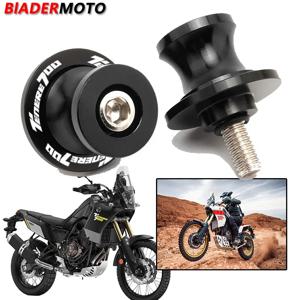 TENERE700 스윙 암 슬라이더 스풀 Yamaha TENERE 700 Tenere700 2019 2020 2021 2022 오토바이 6MM 스윙 암 스탠드 나사 로고