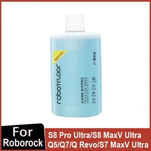 Roborock S8 Pro Ultra S8 MaxV Ultra S7 MaxV Ultra Q5 Q7 Q Revo S8 PLUS S8+ 진공 청소기 부품용 바닥 청소 솔루션 1L