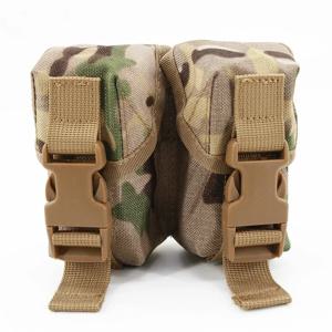 전술 주머니 더블 프래그 수류탄 팩 Molle EDC 도구 가방 액세서리 주머니 슈팅 사냥 장비
